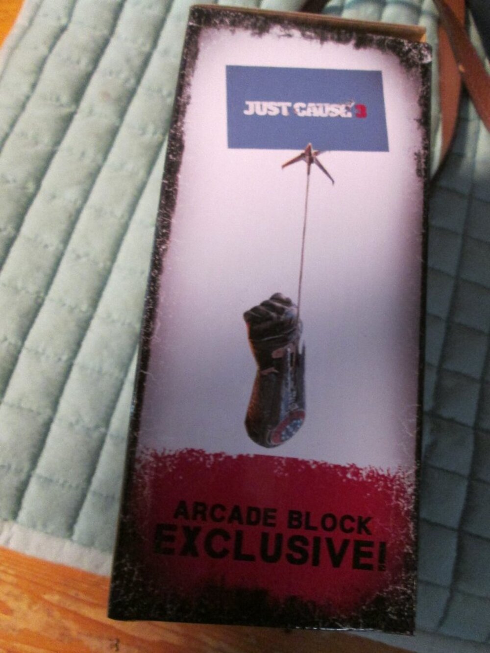 Just Cause 3 Grapple hook memo clip arcade block exclusive